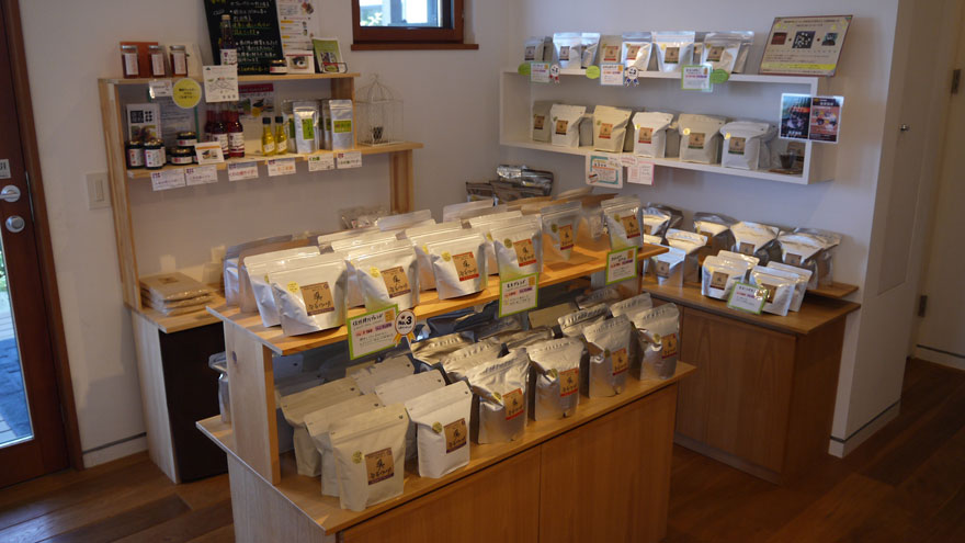 カフェスプラウト販売コーナー